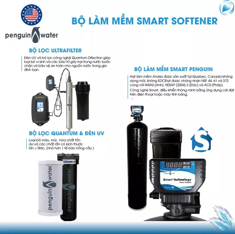 Bộ làm mềm nước Smart softener
