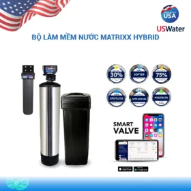 Bộ lọc và làm mềm nước matrixx hybrid tích hợp smart phone