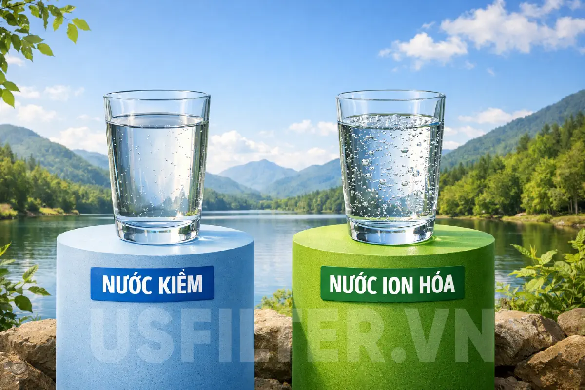 Nước kiềm và nước ion hóa khác nhau như thế nào?